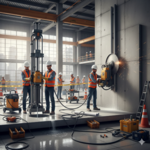 Tips perencanaan coring beton dan cutting beton untuk proyek konstruksi yang aman