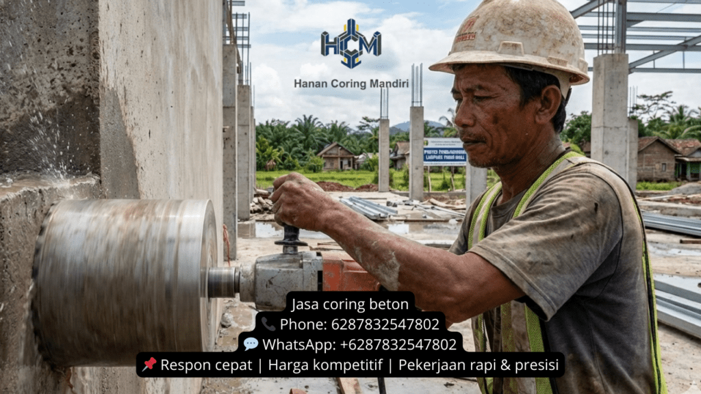 Jasa coring beton Lampung Timur