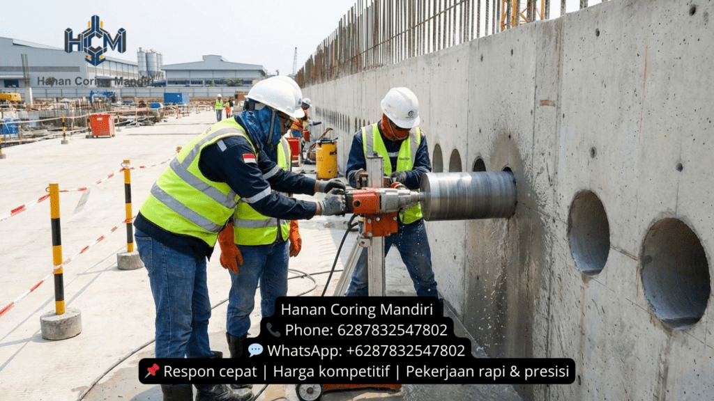 Jasa coring beton Serang
